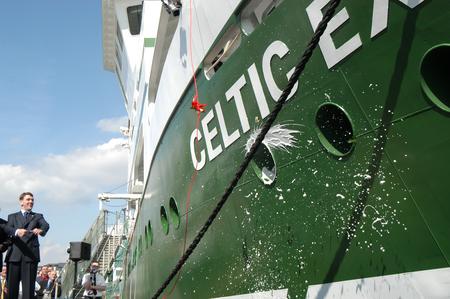 RV Celtic Explorer is officially commissioned, Friday 11 Apr 2003.