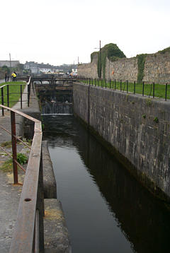 Lock along Eglinton Canal
